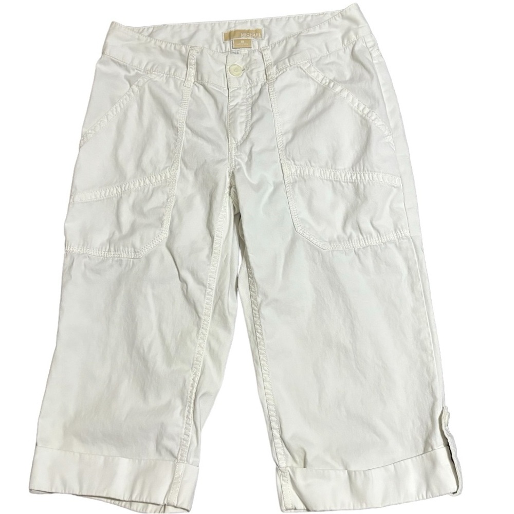 🌸Women’s Michael Michael Kors white capri’s -    size 6 -like new